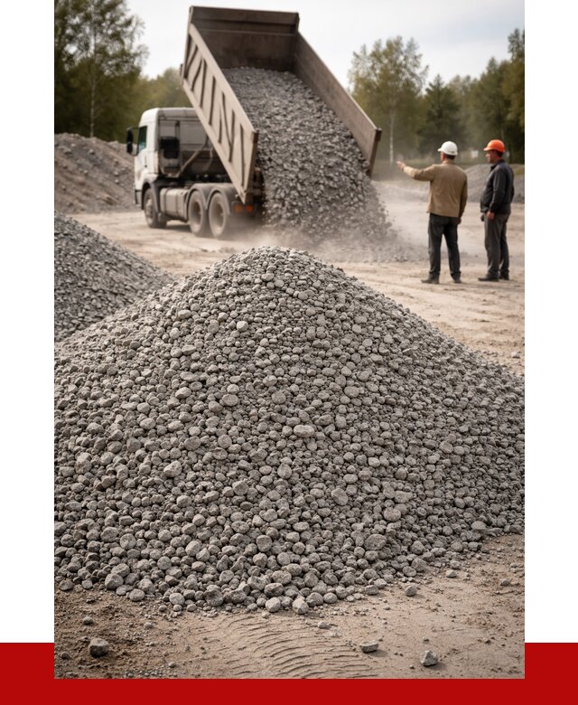 Гранитный щебень фракция 0-5 в Курчатове от 2955 руб ПРОНЕРУДКрч