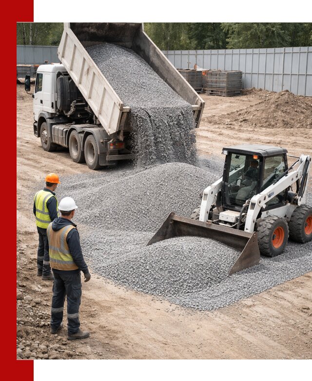 Доставка и продажа гранитного щебня фракции 0-5 в Курчатове