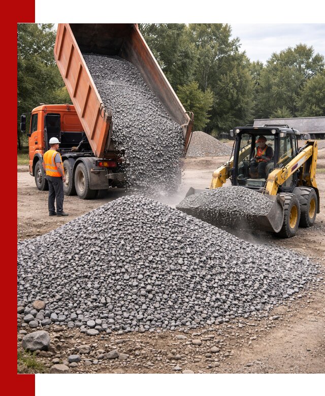 Купить гранитный щебень фракции 5–10 в Курчатове с доставкой