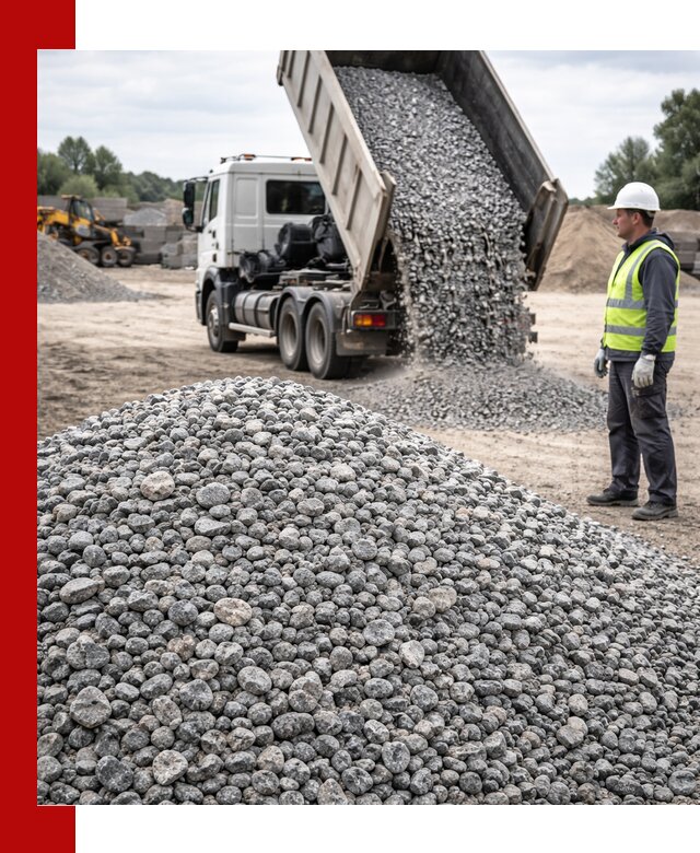 Доставка и продажа гранитного щебня фракции 5-20 в Курчатове