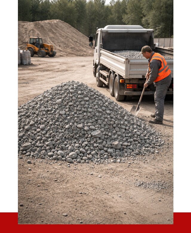 Гравийный щебень фракция 5-10 в Курчатове от 2241 р. | ПРОНЕРУДКрч