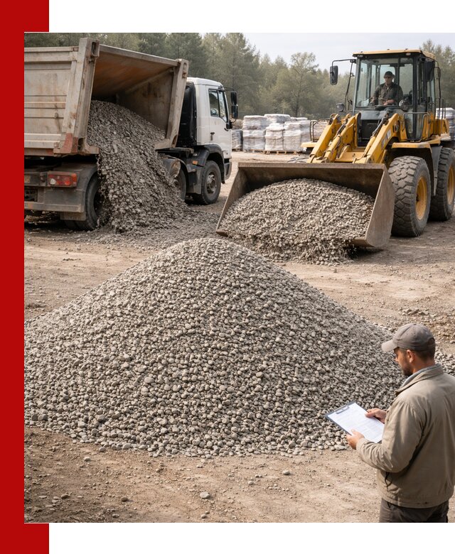Гравийный щебень фракция 5–10 с доставкой в Курчатове