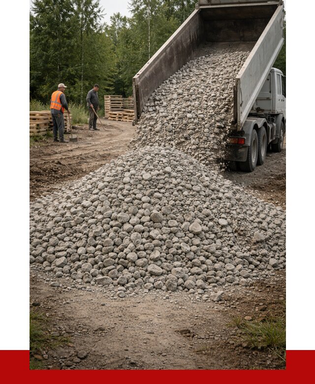 гравийный щебень фракция 70-120 в Курчатове от 2496 р. ПРОНЕРУДКрч