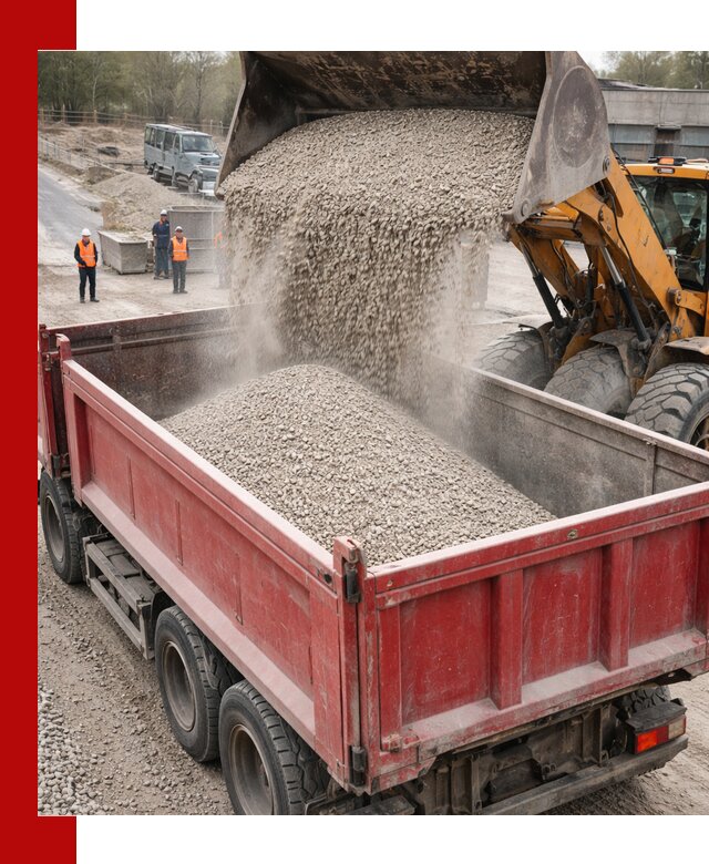 Купить известняковый щебень фракции 0-5 с доставкой в Курчатове