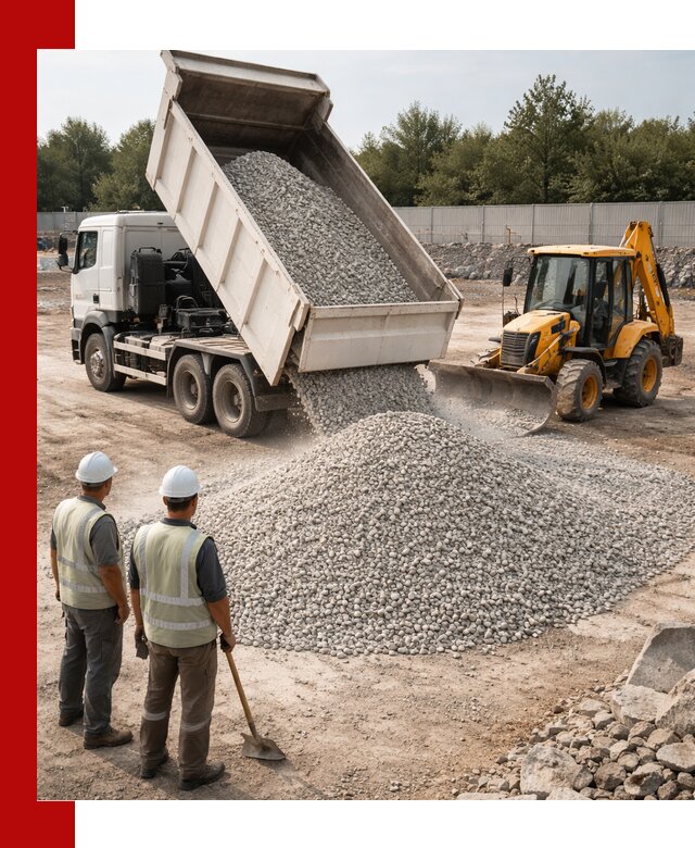 Купить известняковый щебень фракции 5–10 мм с доставкой в Курчатове