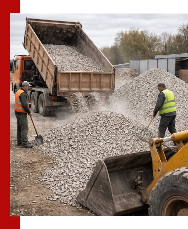 Доломитовый щебень фракции 5-20 с доставкой в Курчатове