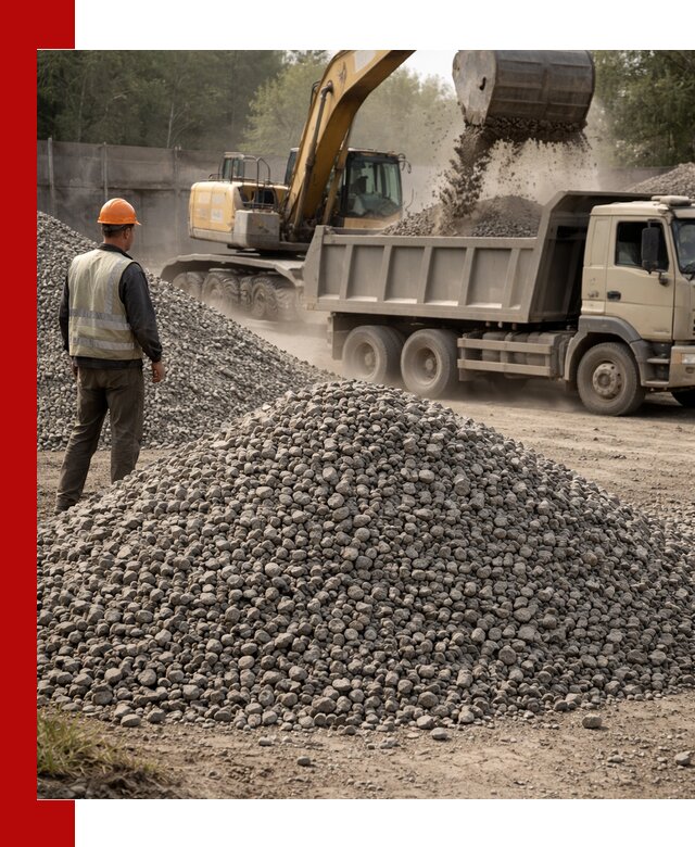 Шлаковый щебень фракция 5-20 с доставкой в Курчатове