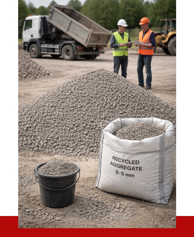 Вторичный щебень фракция 0-5 в Курчатове от 1630 р. ПРОНЕРУДКрч