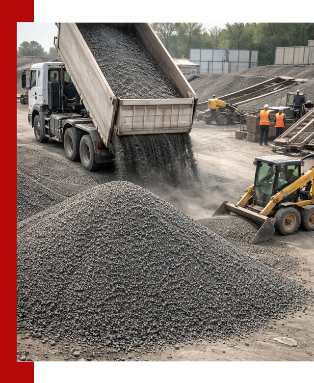 Вторичный щебень фракция 0–5 с доставкой в Курчатове