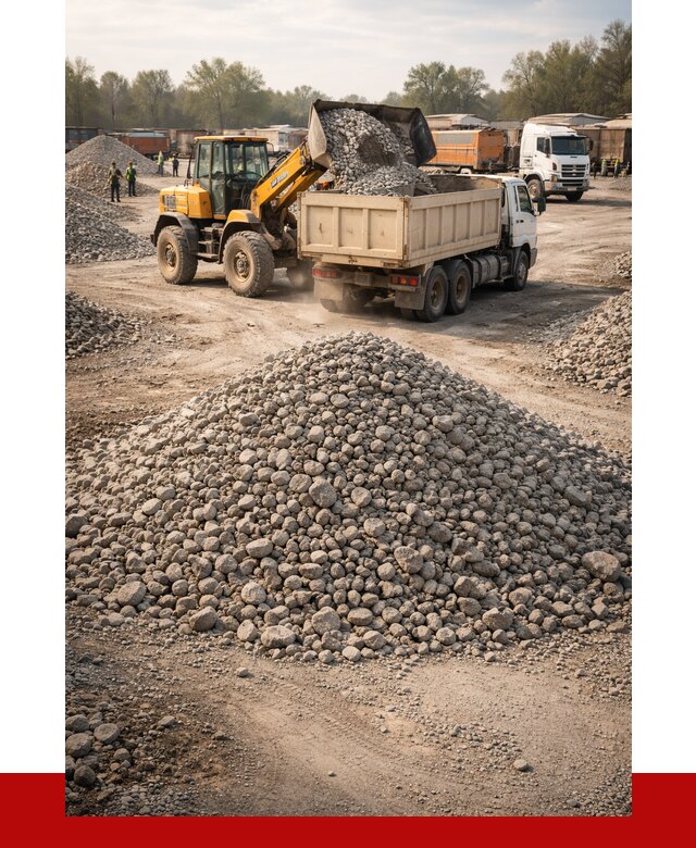 Вторичный щебень фракция 40-70 в Курчатове от 1773 р, ПРОНЕРУДКрч