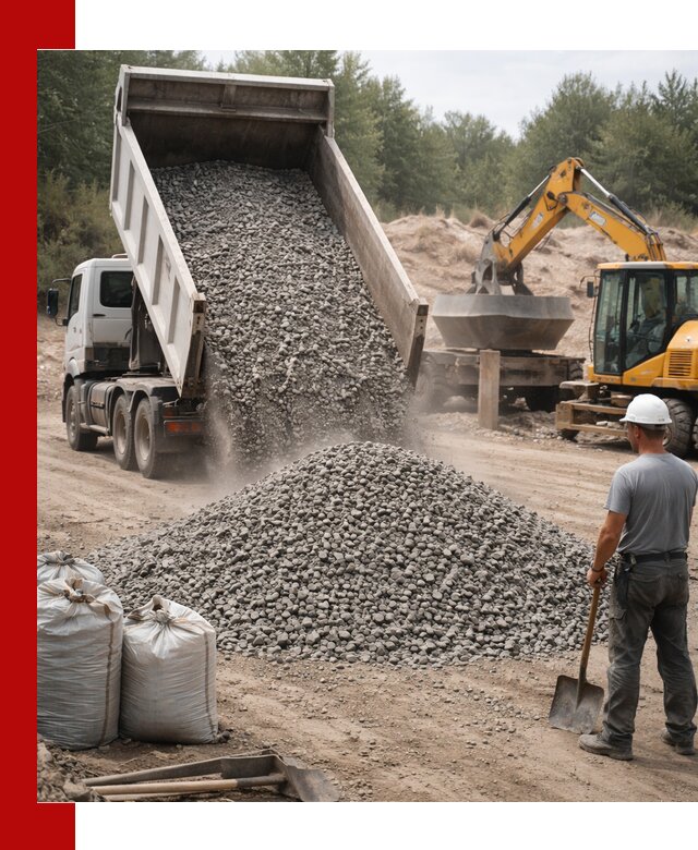 Доставка и продажа бетонного щебня в Курчатове