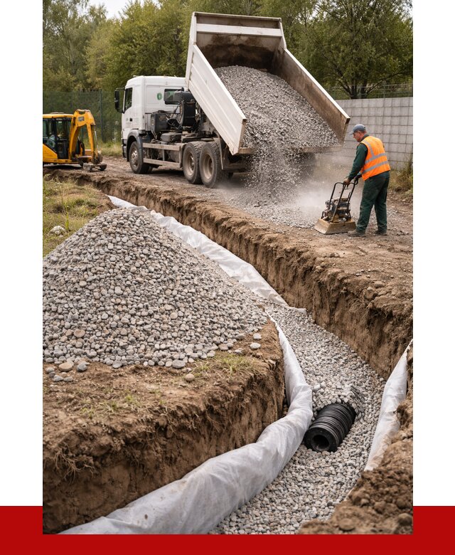 Щебень для дренажа в Курчатове от 1885 р., ПРОНЕРУДКрч доставка