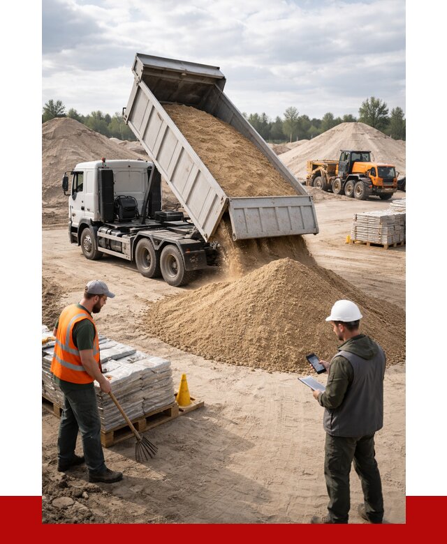 Карьерный песок с доставкой в Курчатове от 3668 р. ПРОНЕРУДКрч