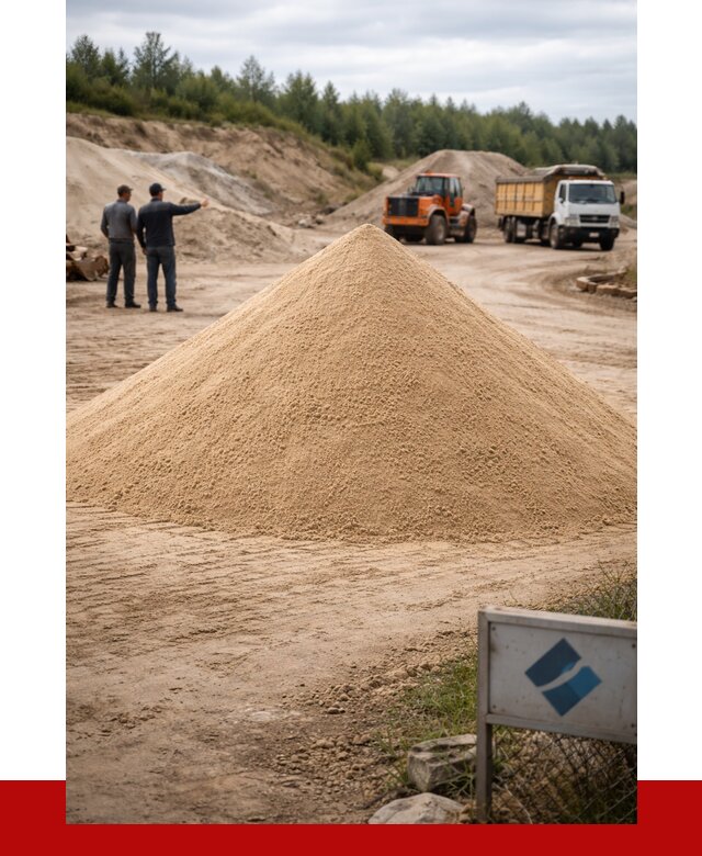 Карьерный песок навалом в Курчатове от 1834 р. | ПРОНЕРУДКрч