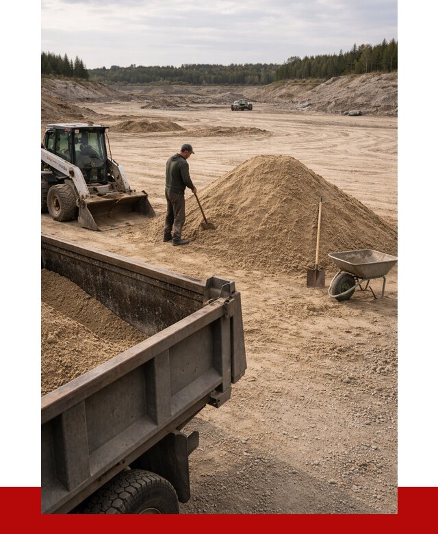 Карьерный песок среднезернистый в Курчатове, от 2241 р. ПРОНЕРУДКрч