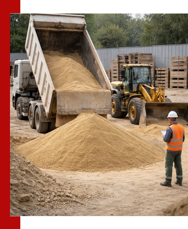 Доставка карьерного мелкозернистого песка в Курчатове