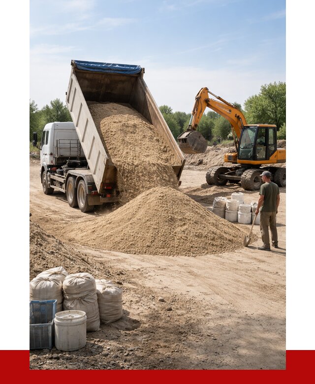 Купить речной песок в Курчатове от 1223 р. за куб | ПРОНЕРУДКрч