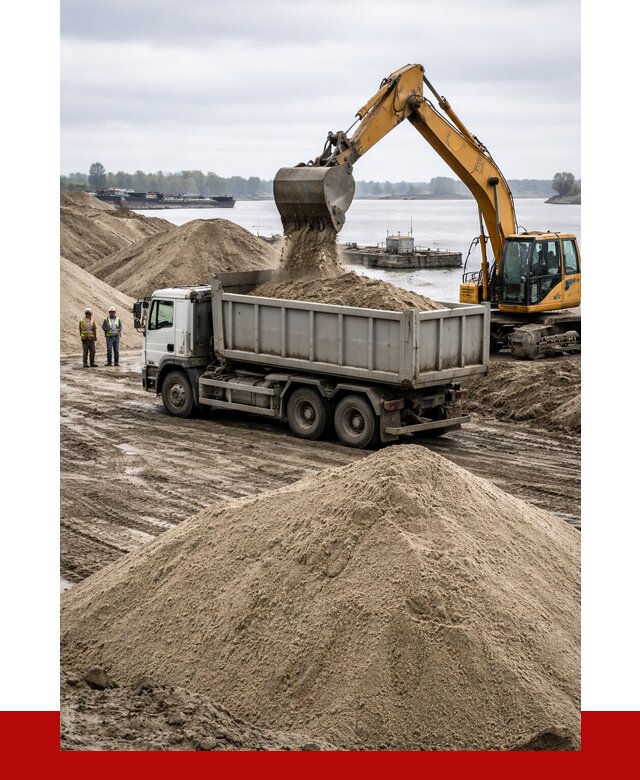 Купить речной песок навалом в Курчатове от 1834 р., ПРОНЕРУДКрч