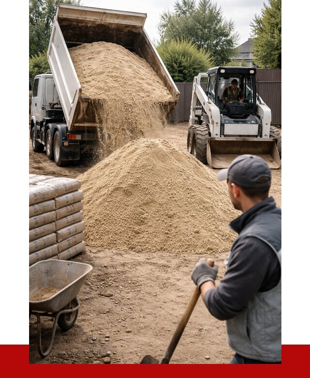 Мытый речной песок с доставкой в Курчатове от 1477 р. | ПРОНЕРУДКрч