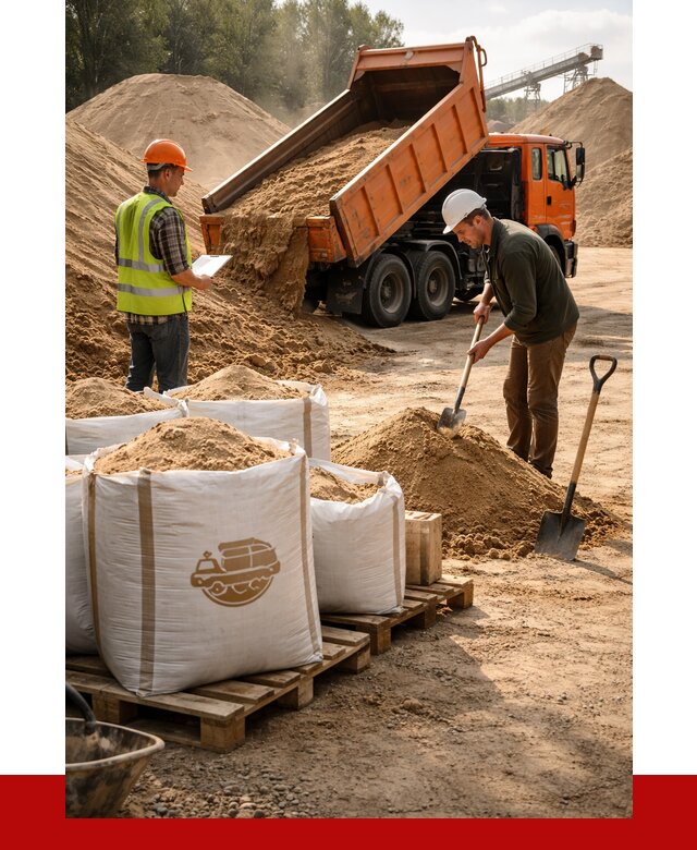 Строительный песок в Курчатове от 2241 р. с доставкой, ПРОНЕРУДКрч