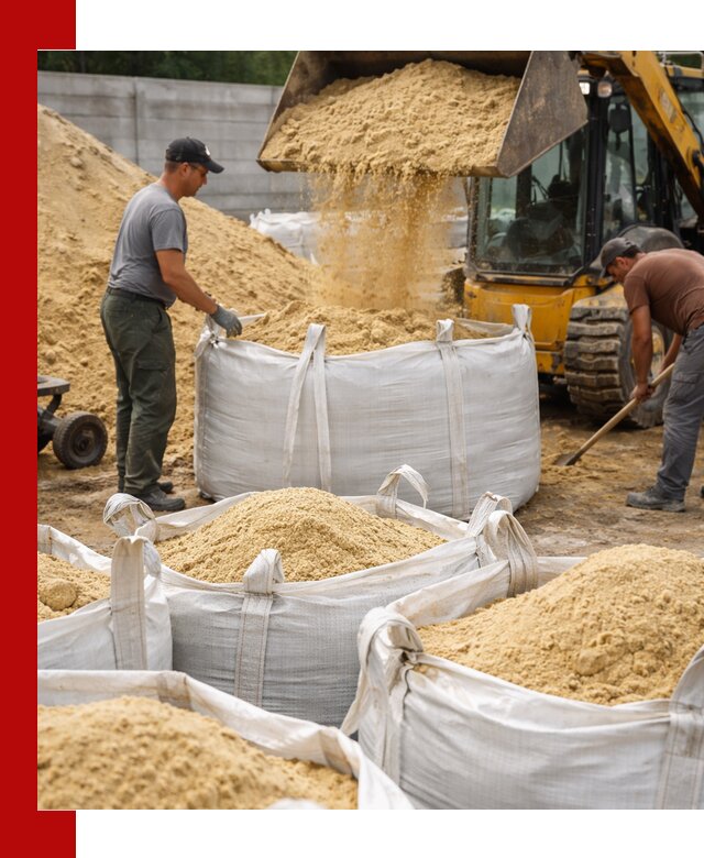 Поставка качественного песка для кладки в Курчатове
