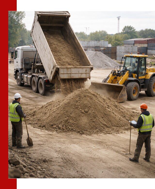 Доставка и продажа пескогрунта оптом и в розницу в Курчатове