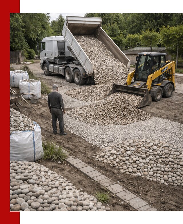 Доставка морской гальки оптом и в розницу в Курчатове
