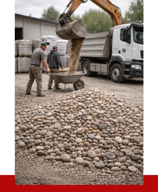 Галька декоративная в Курчатове от 3260 р. за куб | ПРОНЕРУДКрч