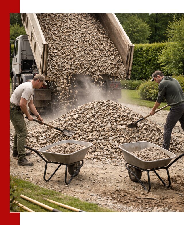 Доставка и продажа декоративной гальки в Курчатове