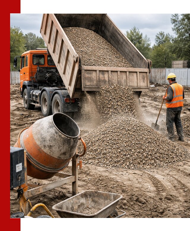 Опгс для бетона с доставкой самосвалом в Курчатове от производителя