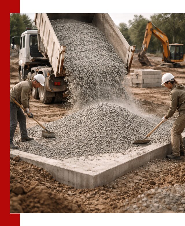 Доставка и продажа отсева для бетона в Курчатове