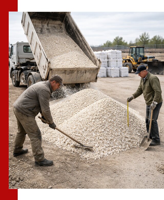 Мраморная крошка с доставкой и разгрузкой в Курчатове