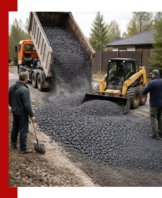 Крошка габбро с доставкой в Курчатове для строительных работ