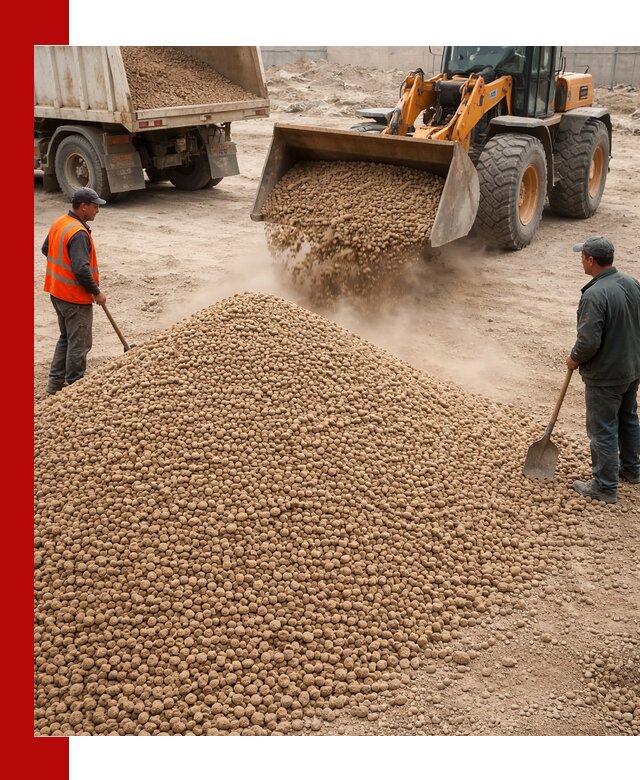 Керамзит фракция 10-20 с доставкой в Курчатове