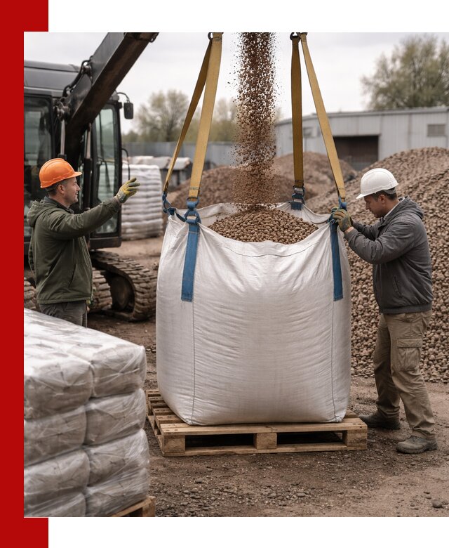 Керамзит в биг-бегах с доставкой в Курчатове