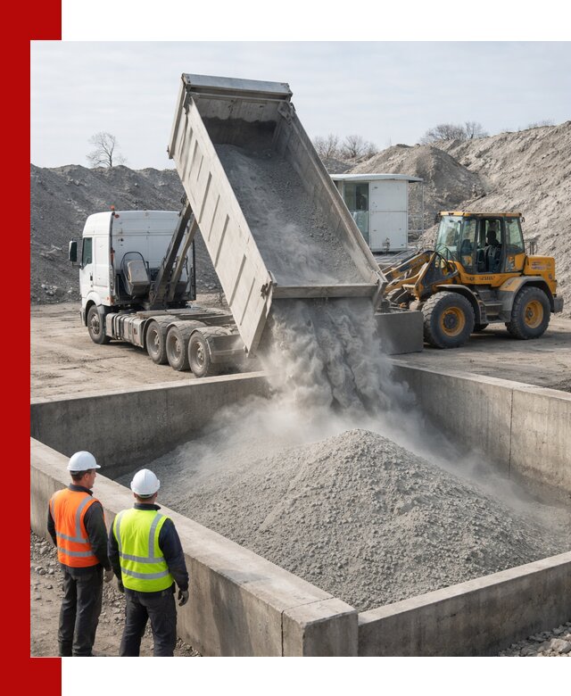 Доставка цемента навалом в Курчатове крупными партиями