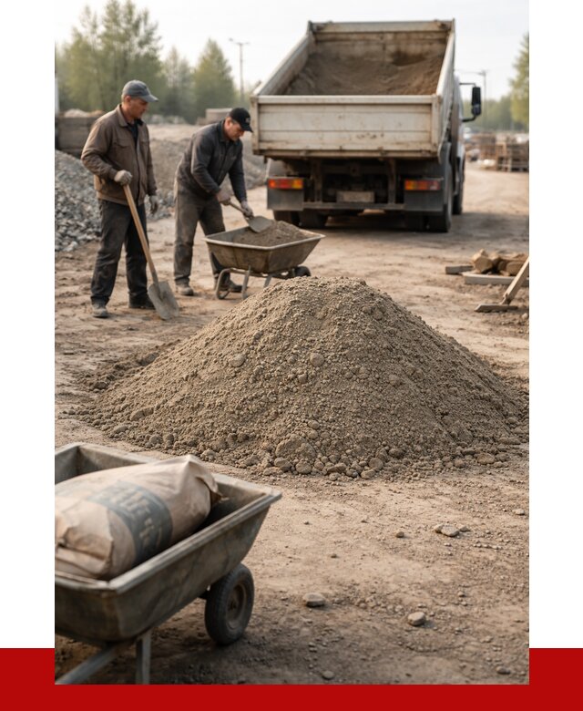 Цементно-песчаная смесь М150 в Курчатове от 4788 р. | ПРОНЕРУДКрч