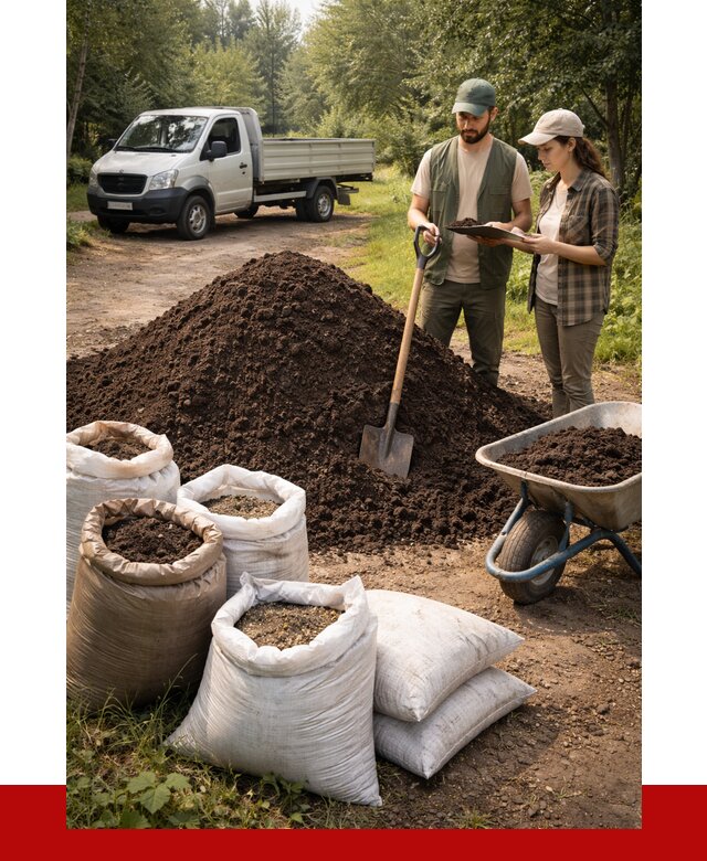 Купить грунт с доставкой в Курчатове от 4585 р. за м3 | ПРОНЕРУДКрч