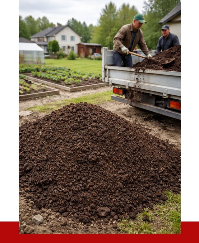 Плодородный грунт в Курчатове с доставкой от 4279 р. | ПРОНЕРУДКрч