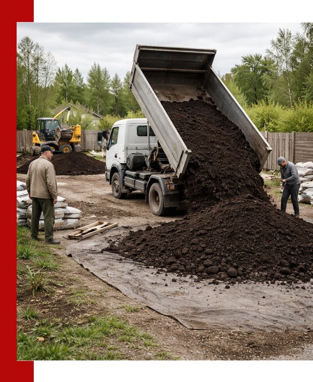 Доставка качественного почвогрунта в Курчатове оптом и в розницу