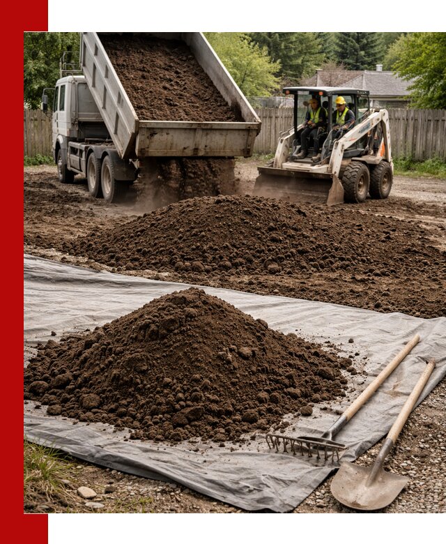 Грунт для отсыпки участка с доставкой в Курчатове