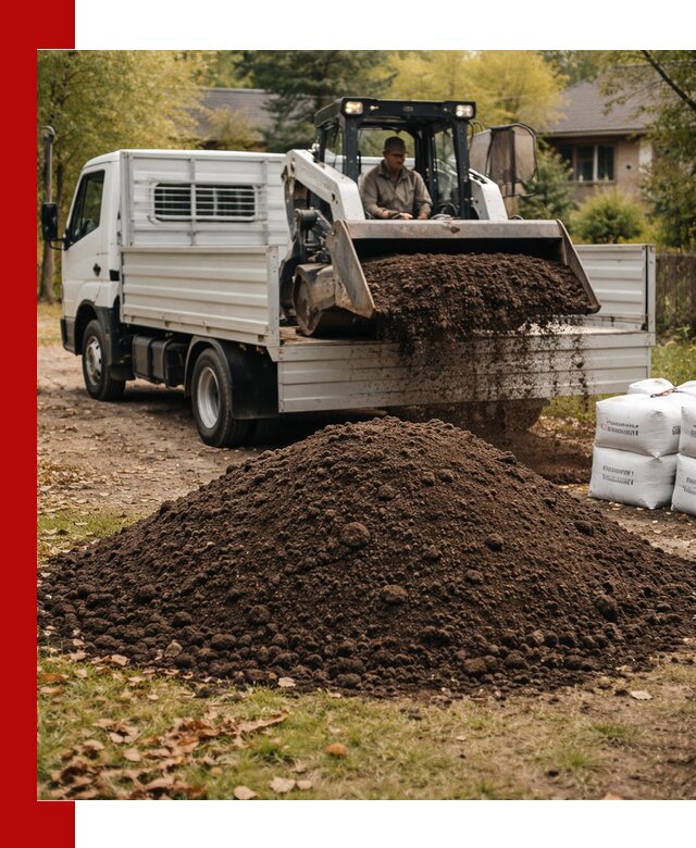 Доставка садовой земли в больших объёмах в Курчатове