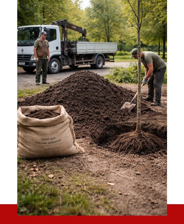 Грунт для посадки деревьев в Курчатове от 1223 р. | ПРОНЕРУДКрч