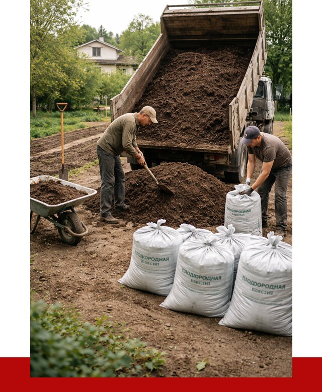 Плодородная смесь в Курчатове от 4279 р./куб с доставкой | ПРОНЕРУДКрч