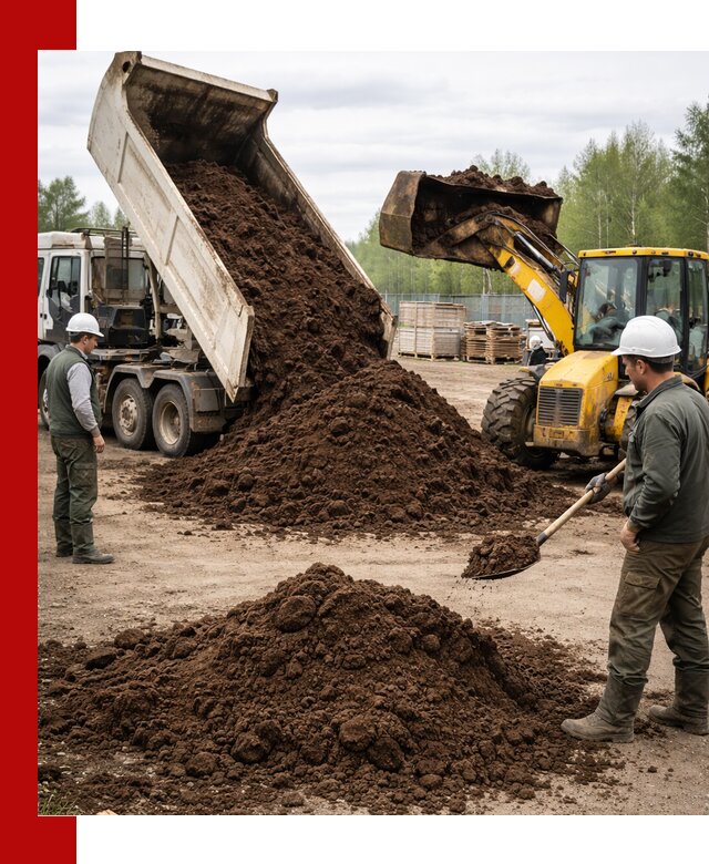 Доставка торфа оптом и в мешках в Курчатове