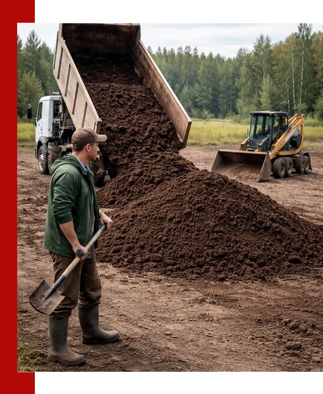 Купить верховой торф с доставкой в Курчатове для садоводства и растений