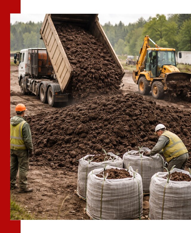 Доставка нейтрального торфа в Курчатове оптом и в розницу