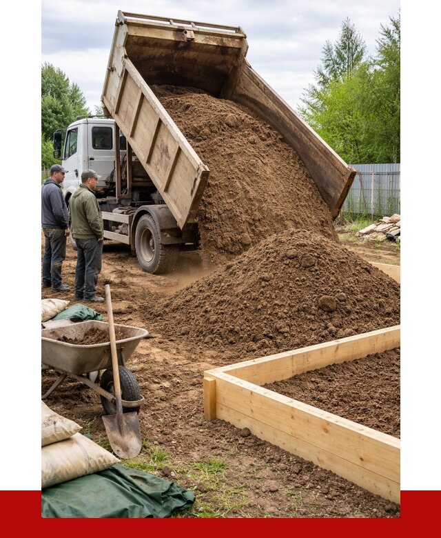 Торфо песчаная смесь в Курчатове с доставкой от 1885 р. | ПРОНЕРУДКрч