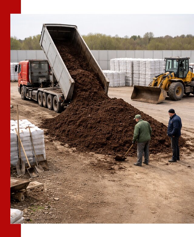 Доставка торфяных смесей оптом и в розницу в Курчатове