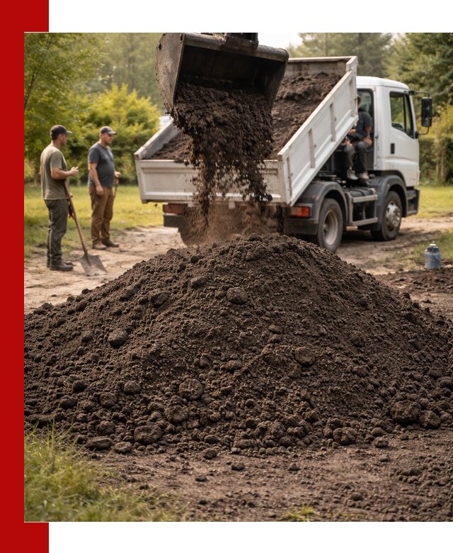 Доставка и продажа чернозема в Курчатове оптом и в розницу